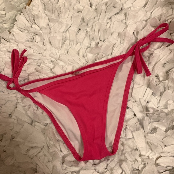 Bright Pink VS String Bikini Bottom - Picture 4 of 5